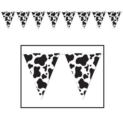 Banderín con estampado de vaca