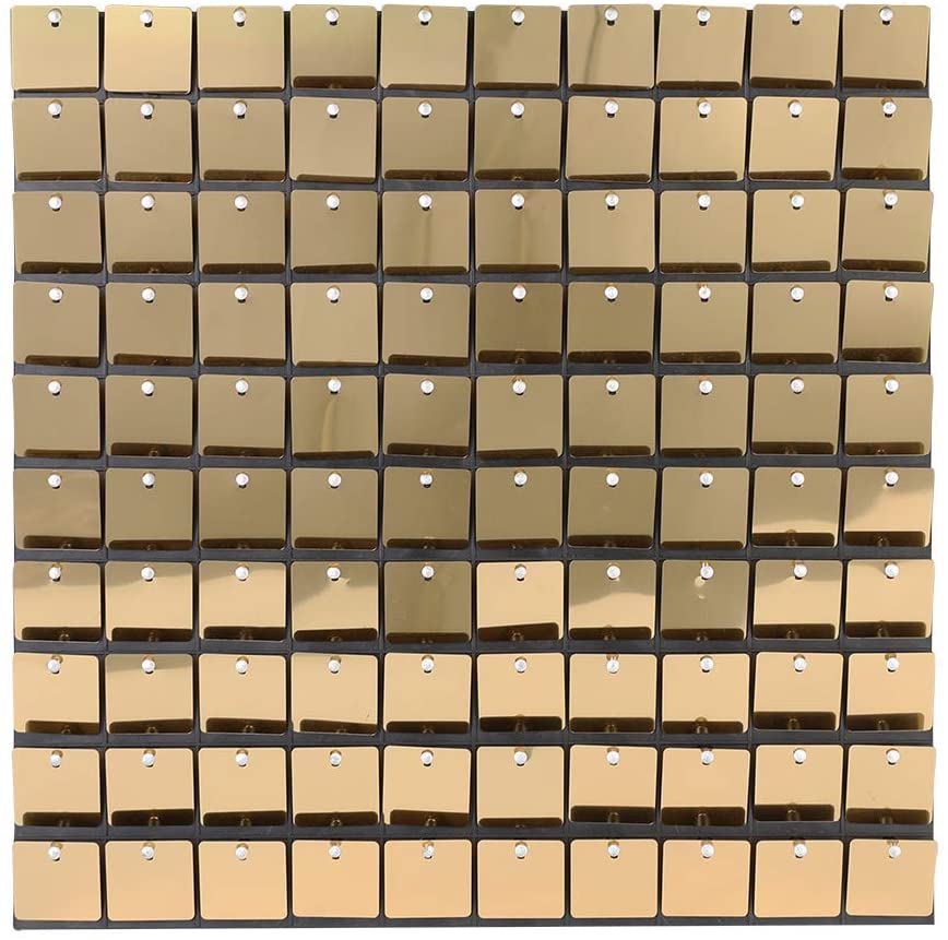 12" x 12" Square Sequin Spangle - Shimmer Panel for Backdrop Wall | 1 Piece