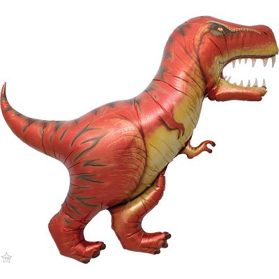 Globo de lámina de dinosaurio T-Rex de 37"