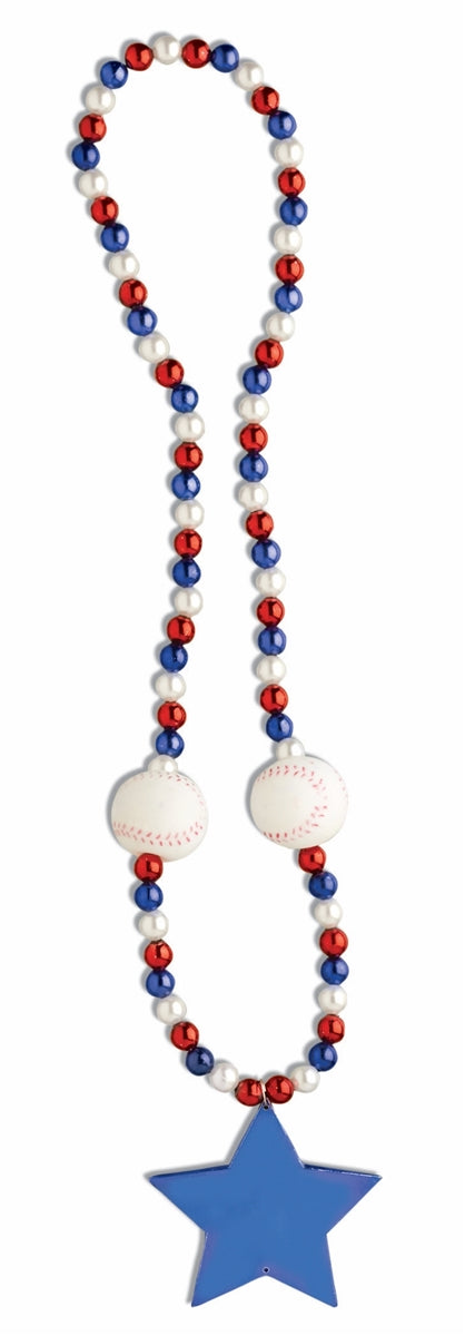 37" Party Beads Baseball
