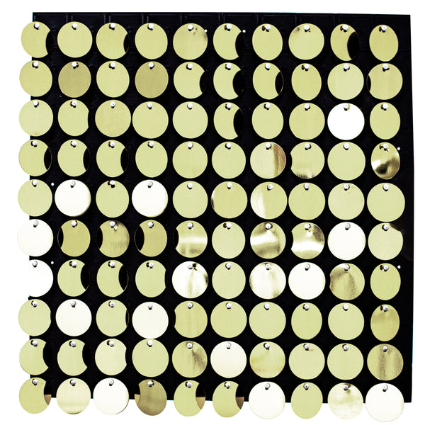 Circle Spangle - Panel brillante para pared de fondo | 12" x 12"