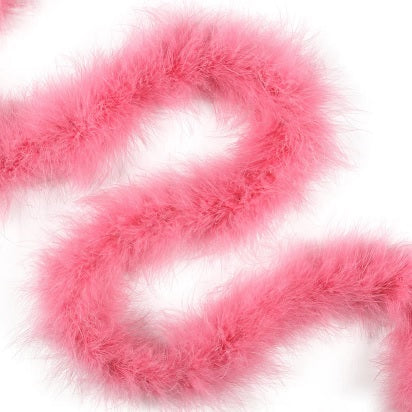 6' Boas de Plumas Marabú | 1 cuenta