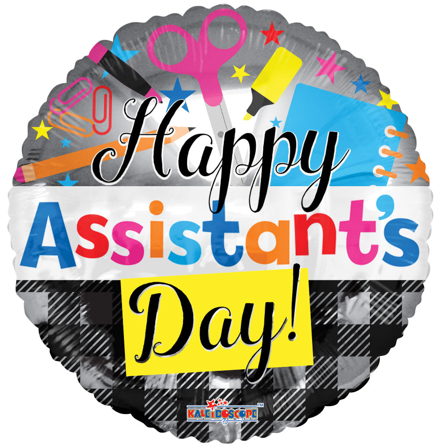 18" Assistant's Day Foil Balloon | Buy 5 Or More Save 20%