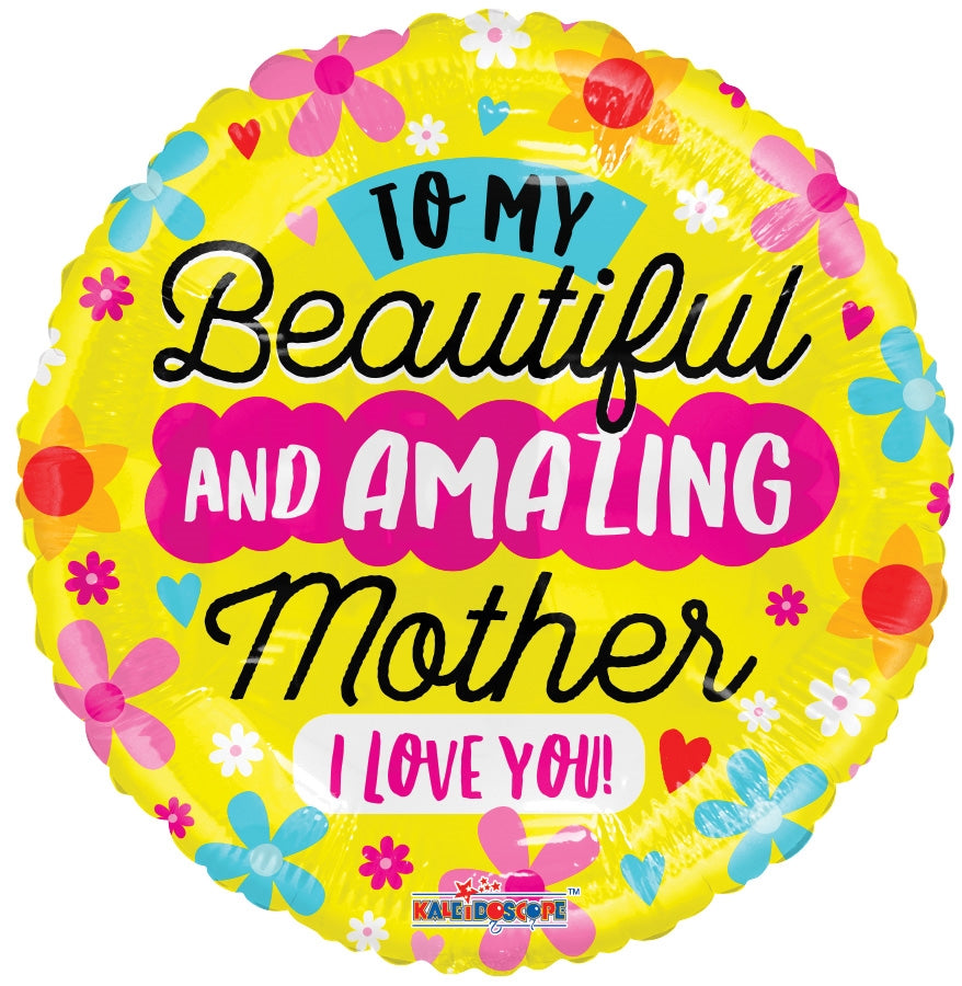 Globo de 18" Amazing Mother I Love You (P9) | Compre 5 o más y ahorre 20%