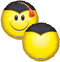 Globo de aluminio Little Smiley Grad de 18" (P25) | Compra 5 o más y ahorra un 20 % 