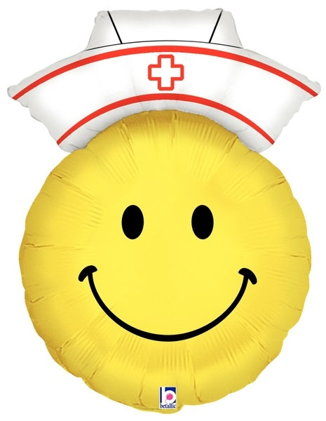 28" Smiley Nurse Foil Balloon (P5)