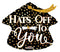 18" Hats Off to You Foil Balloon (P24) | Buy 5 Or More Save 20%