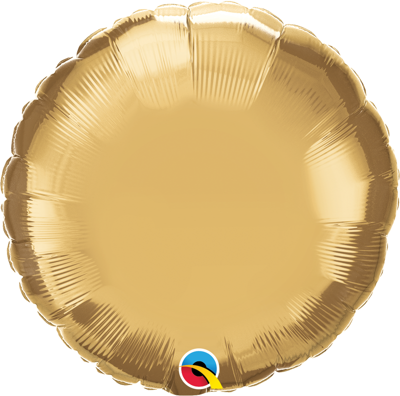18" Qualatex Chrome Round Foil Balloons | Buy 5 Or More Save 20%