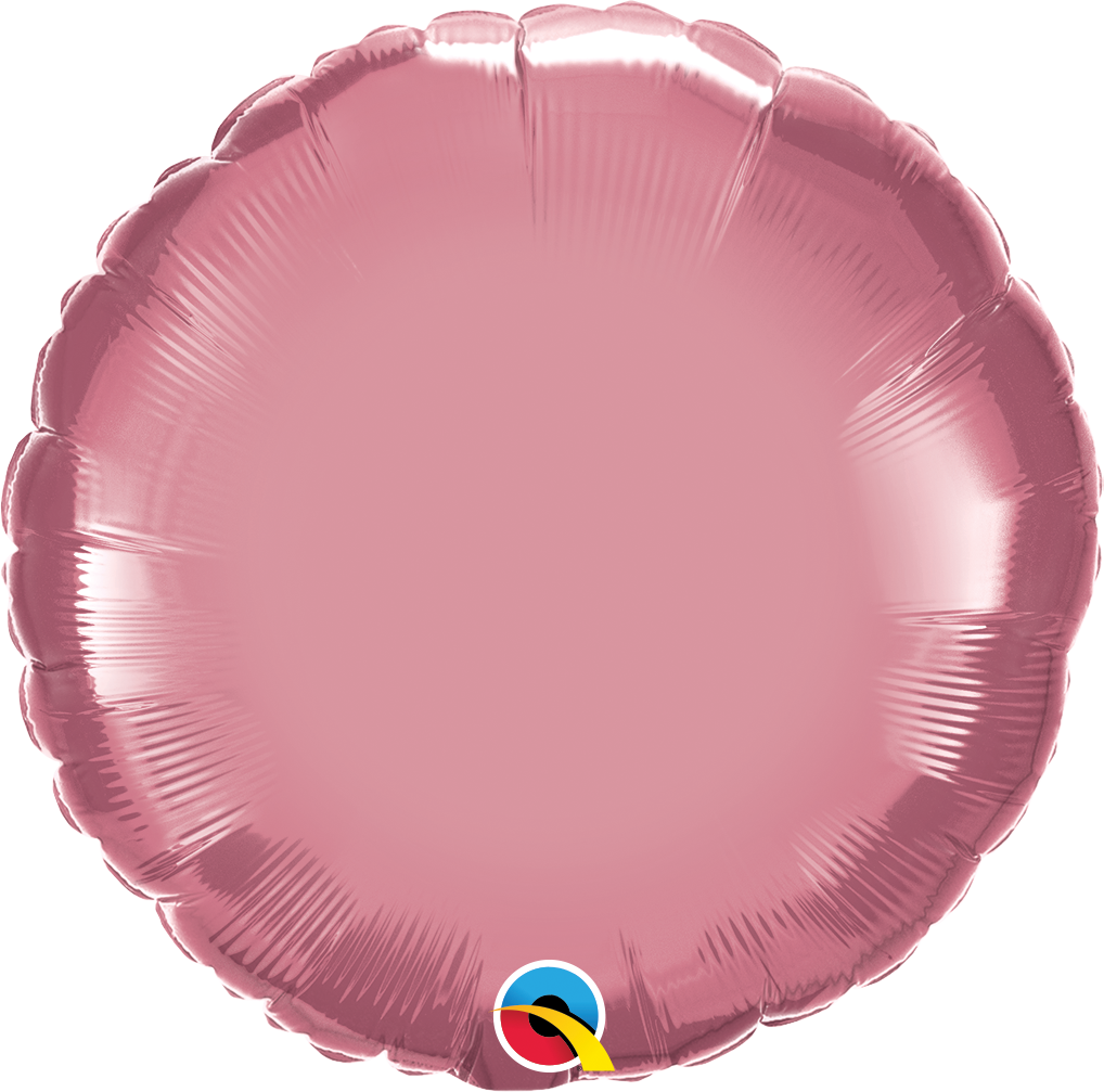 18" Qualatex Chrome Round Foil Balloons | Buy 5 Or More Save 20%
