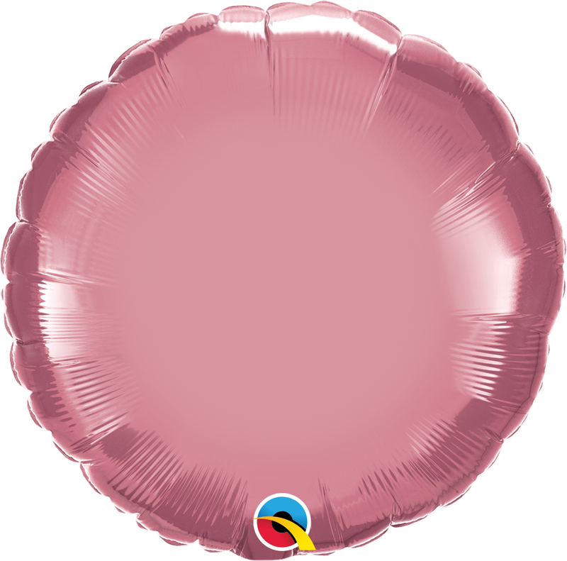 18" Qualatex Chrome Round Foil Balloons | Buy 5 Or More Save 20%