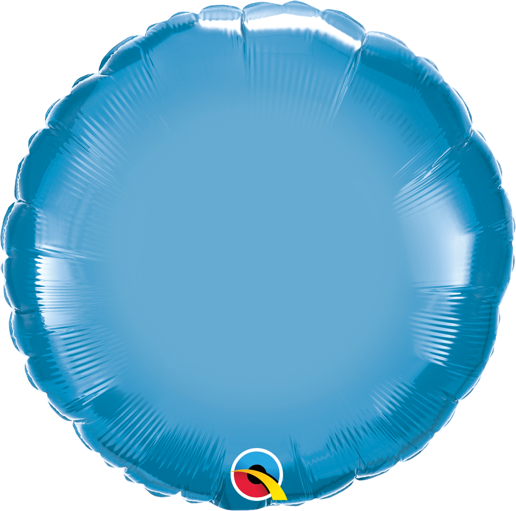 18" Qualatex Chrome Round Foil Balloons | Buy 5 Or More Save 20%