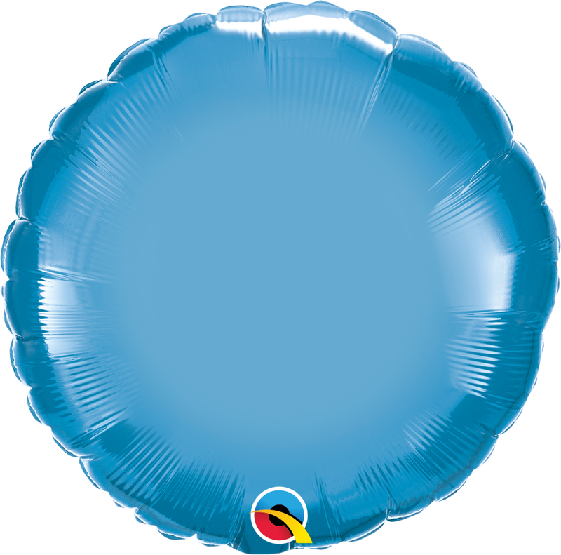 18" Qualatex Chrome Round Foil Balloons | Buy 5 Or More Save 20%