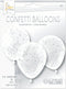 12" Clear Confetti Filled Balloons | 3 Count