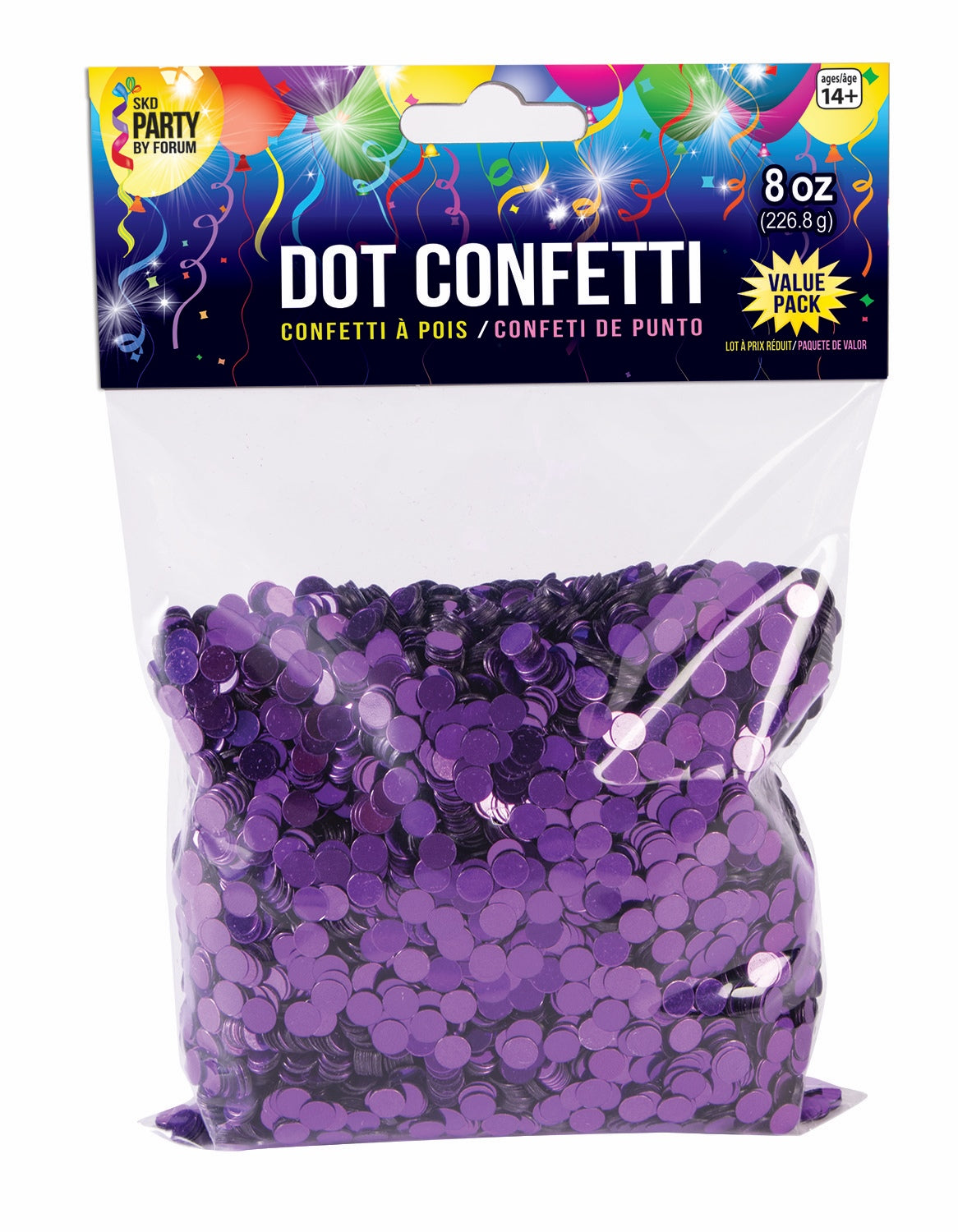 Dot Confetti Metallic Small 1/4" Round