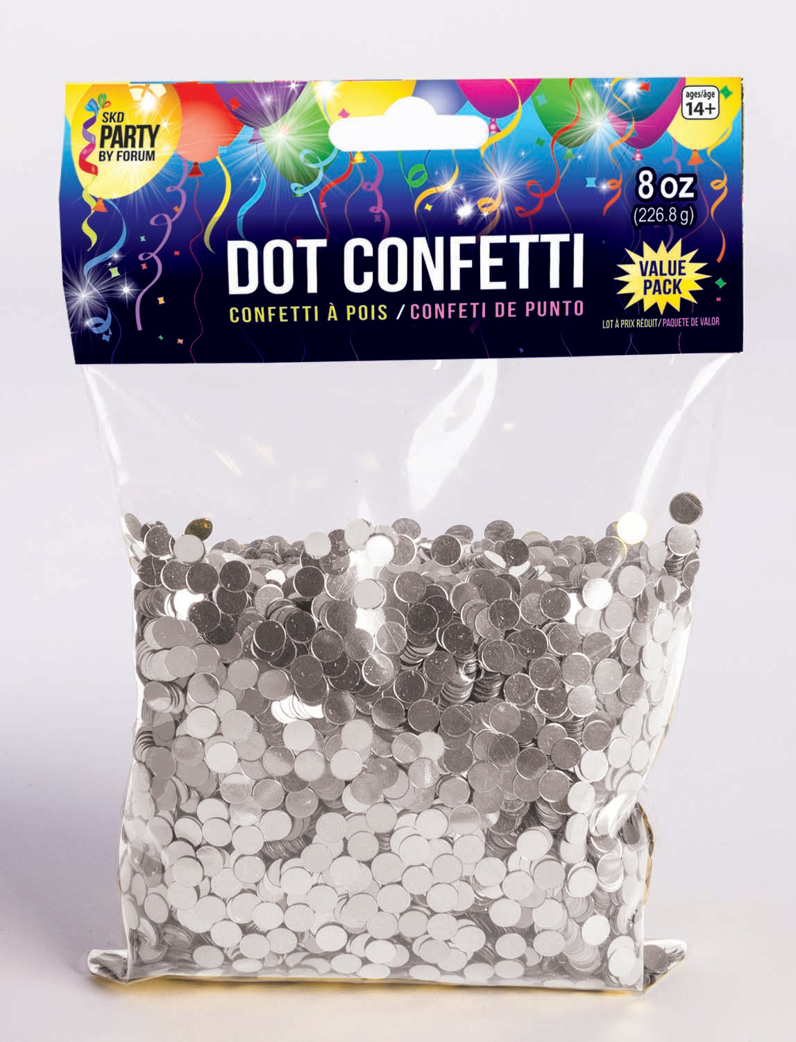 4 Oz Small Round Metallic Dot Confetti | 1 Count