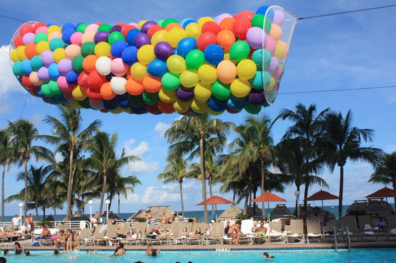 Redes de caída de globos preensartadas de Boss/Lanzamiento de globos de celebración