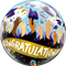 22" Congratulations Grad Caps Bubble Balloon (P30)