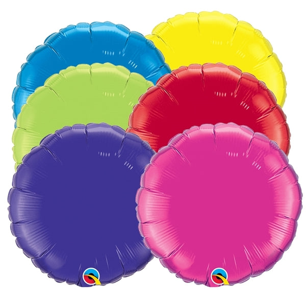 4" - 18" Qualatex Round Foil Balloons | Buy 5 or More Save 20%