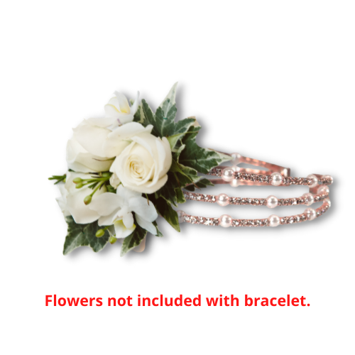 Windsor Flower Cuff Corsage Bracelet | 1 Count - Just Add Flowers!