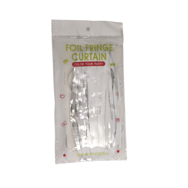 7' Foil Fringe Curtain - 3 Feet Wide x 7 Feet Long| 1 Count