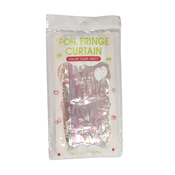 7' Foil Fringe Curtain - 3 Feet Wide x 7 Feet Long| 1 Count