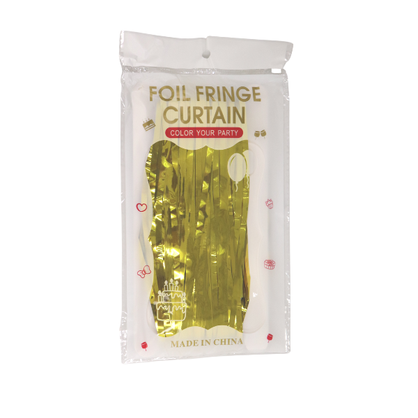 3' x 7' Foil Fringe Curtain | 1 Count