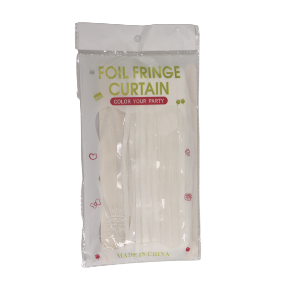 7' Foil Fringe Curtain - 3 Feet Wide x 7 Feet Long| 1 Count