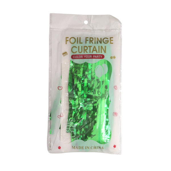 7' Foil Fringe Curtain - 3 Feet Wide x 7 Feet Long| 1 Count