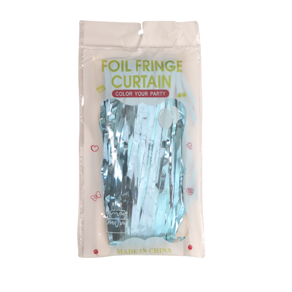 7' Foil Fringe Curtain - 3 Feet Wide x 7 Feet Long| 1 Count