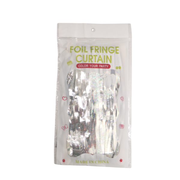 3' x 7' Foil Fringe Curtain | 1 Count