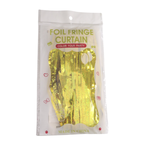 3' x 7' Foil Fringe Curtain | 1 Count