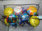 Corral de globos de techo de 4' x 4' x 18" - Exhibición de globos