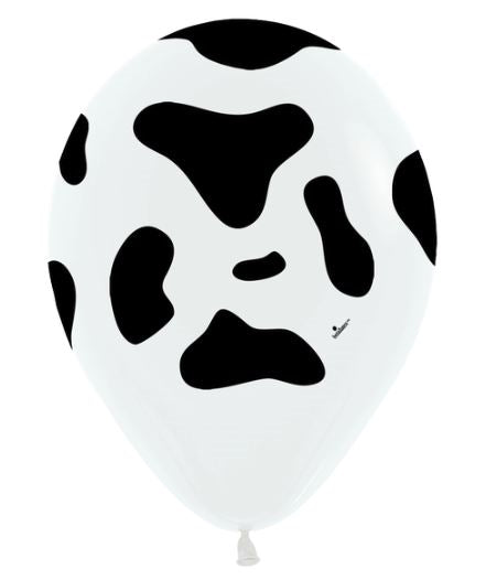 11" Sempertex Cow Print Latex Balloons | 50 Count