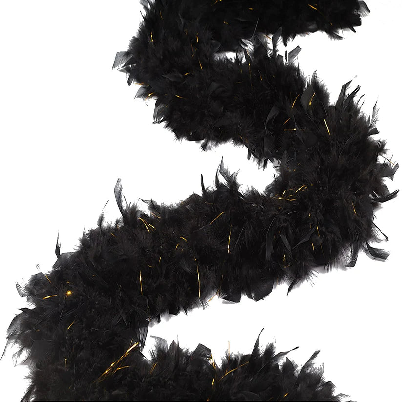 5' Feather Boas Chandelle Lurex Line | 1 Count