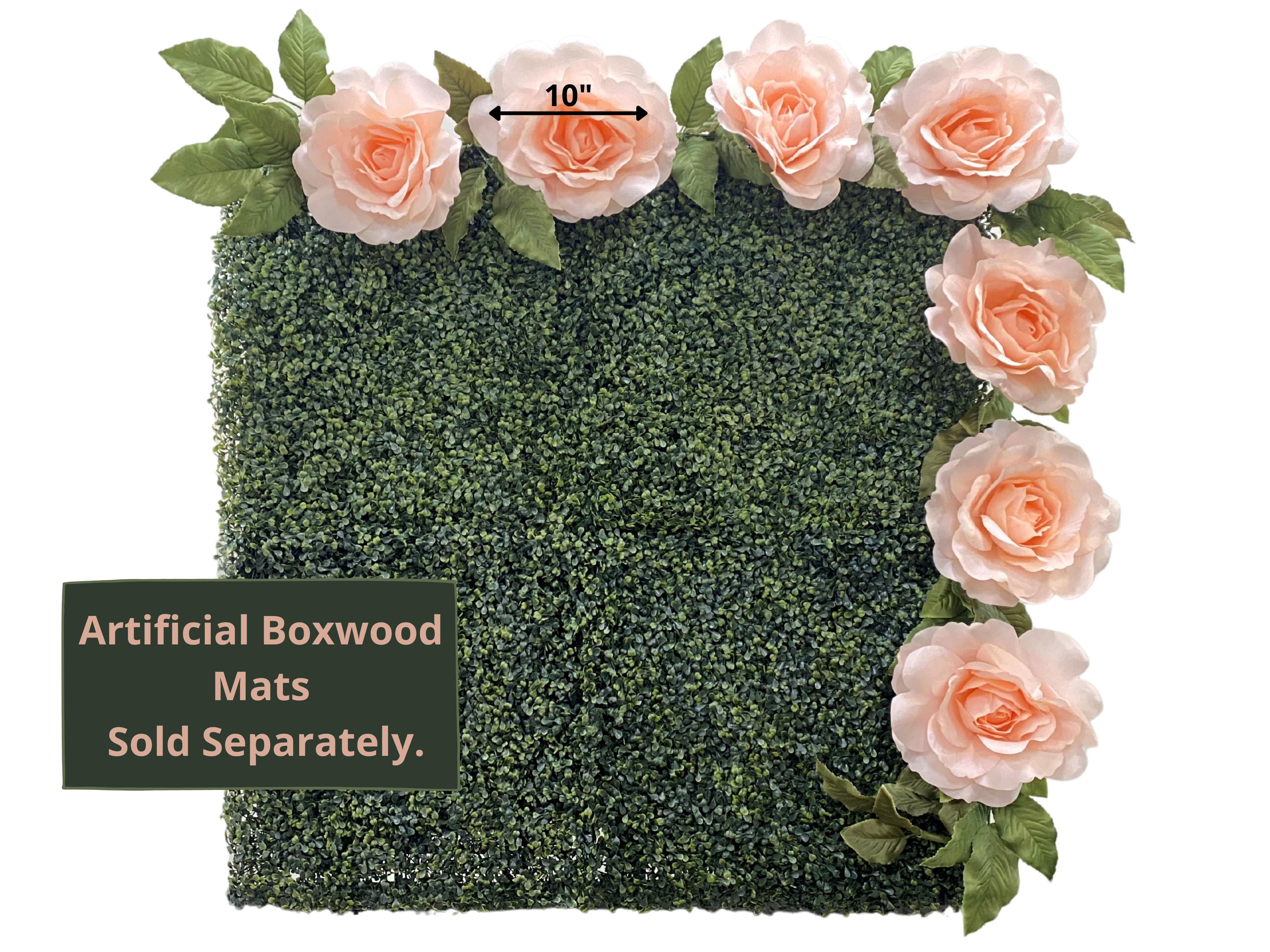 74" Blush Artificial Rose Cane Garland | 1 Count