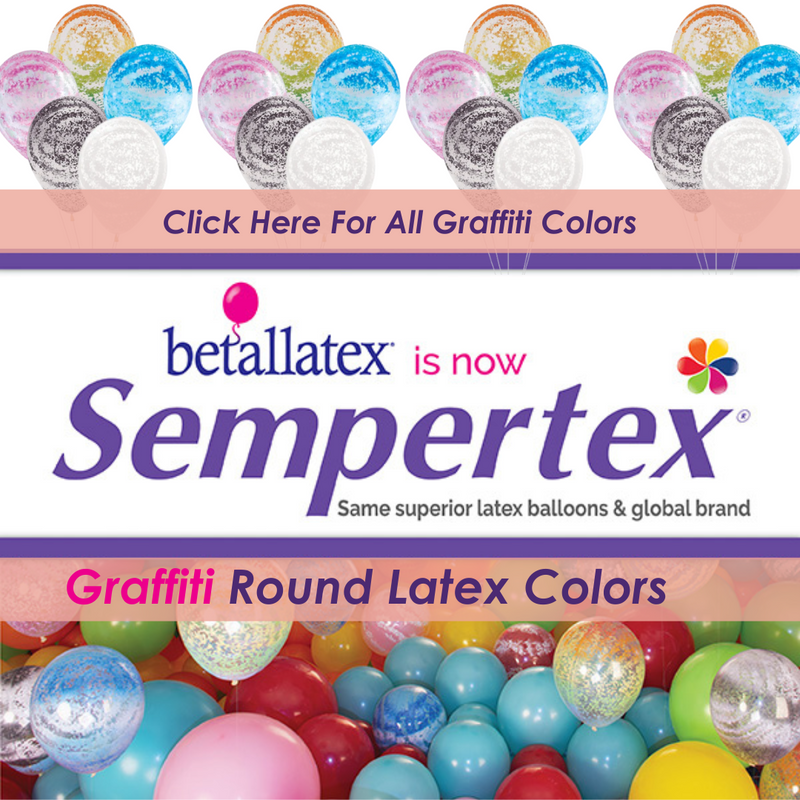 Globos de látex Sempertex Graffiti | 50 unidades