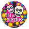 18" Dia De Los Muertos Foil Balloon (WSL) | Clearance - While Supplies Last!