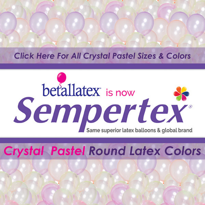 Globos Latex Pastel Cristal Sempertex