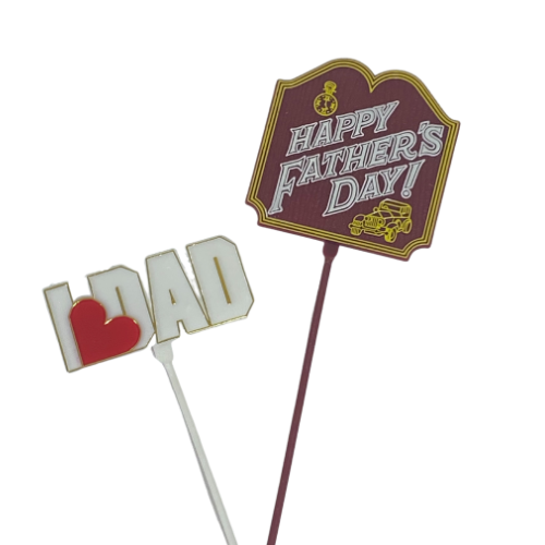 2 1/2" Father's Day Combo Floral Picks