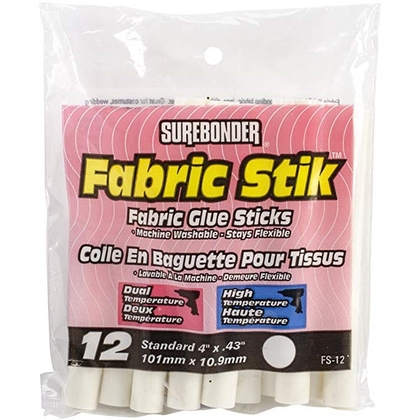 All Temp Fabric Stik Glue Stick 7 16 X4 12 Pkg