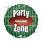 Globo de lámina holográfica de fútbol Party Zone de 18" (P10) | Compra 5 o más y ahorra un 20 %