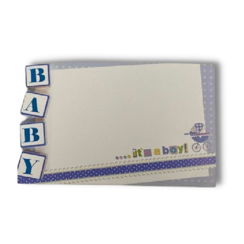 Baby It's A Boy Enclosure Cards | 50 Count | Clearance - While Supplies Last