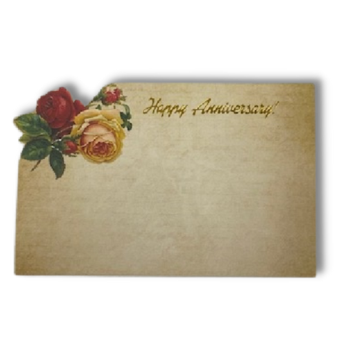 Happy Anniversary Roses Enclosure Cards | 50 Count | Clearance - While Supplies Last