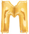 7" | 14"| 40" Gold Letter Foil Balloon - Megaloons Letters A -Z | 3 Sizes Available