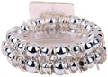 Pulsera de ramillete elástico con flor de gota de goma | 1 unidad: ¡simplemente agregue flores!