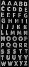 Glitter Letters Stickers
