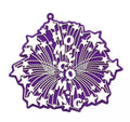 4" x 3.5" Homecoming Burst Charm