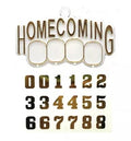 1.45" x 2.5" Homecoming Charm with Date