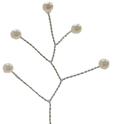 Quintet - Wired Rhinestone Floral Accessories | 12 Count