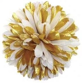 10" Lame' 2 Color Artificial Silk Mum - 21 Layers | 1 Count
